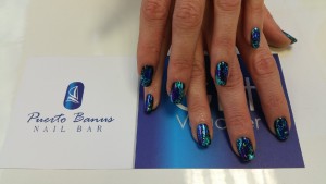 gel polish with foil at Puerto Banus Nail bar, Cork